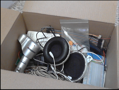 Box random electrical stuff - random,
