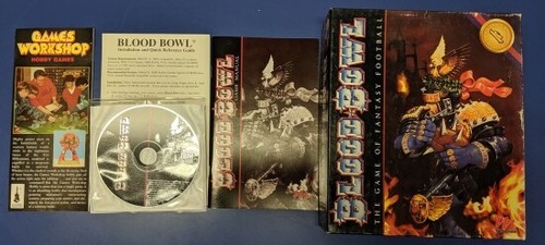 Blood bowl rom used - 1x, cd-rom: